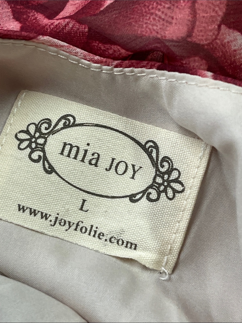 MIA JOY NWT Athena Wedding Guest Party Bougainvillea Floral Rose/Cream Maxi L - Picture 3 of 16